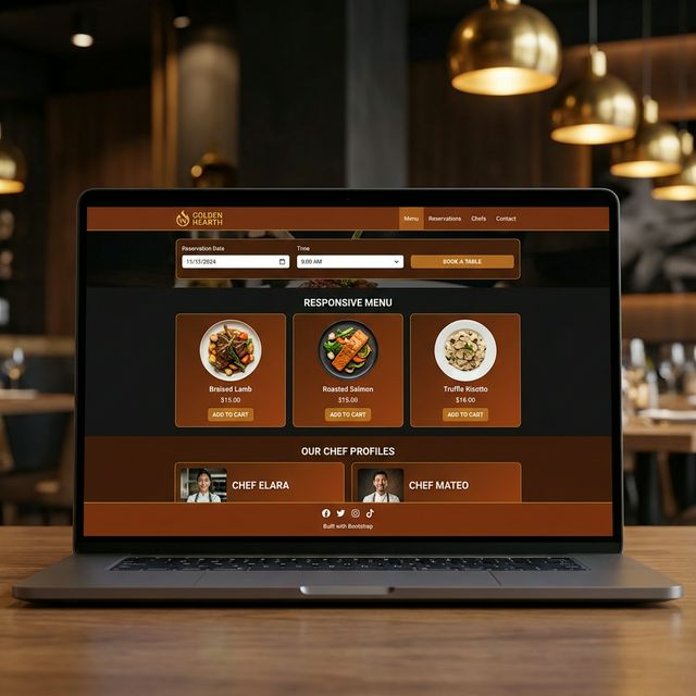 Confusion Restaurant Bootstrap